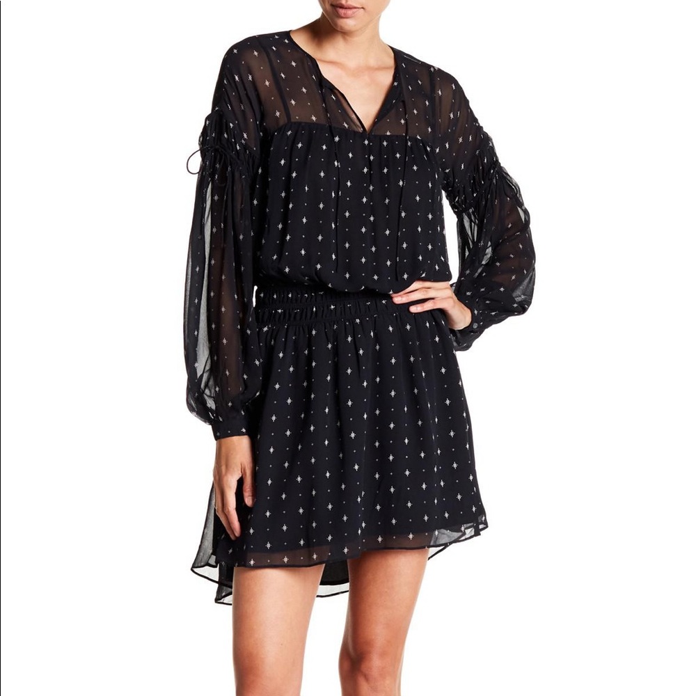 Joie Academia Printed Blouson Dress